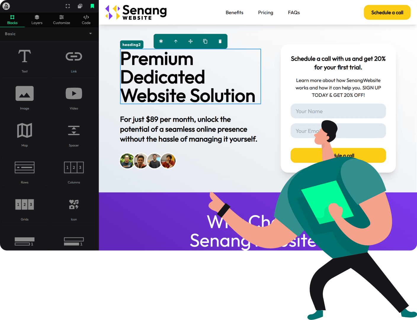 SenangWebs, Platform for Building Websites, Blogs & Web-based Metaverse Experiences!